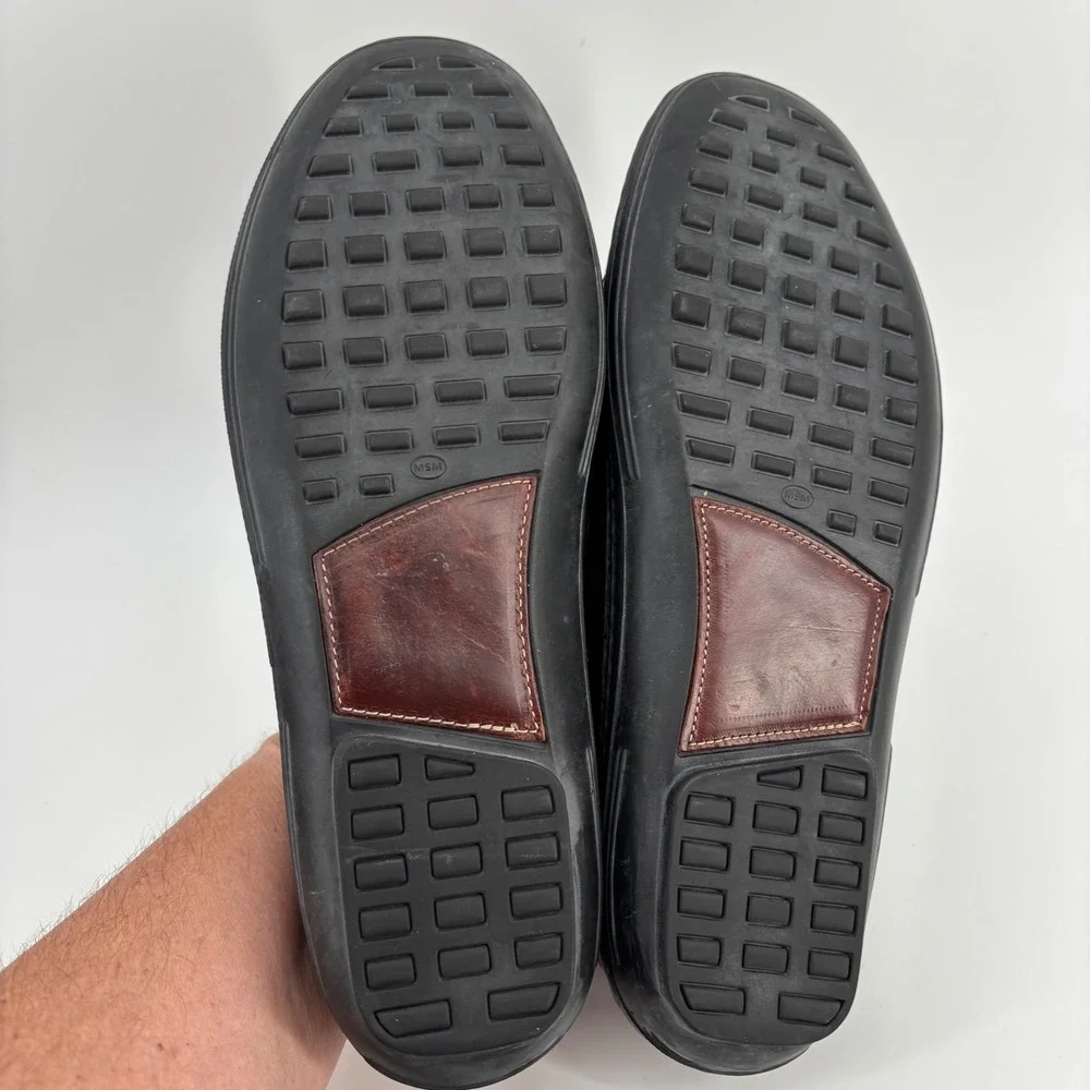 TB Phelps Castaway Bit Loafer Mens 8.5W Brown Leather Horsebit Driver